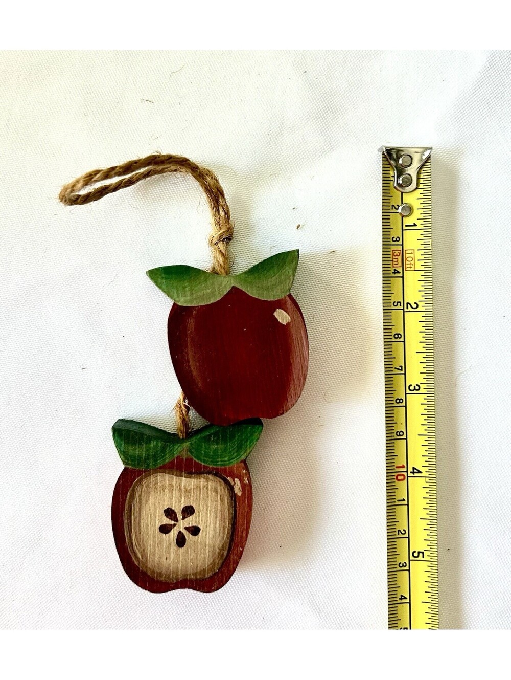 Vtg Hanging Apples Cottage Grandma Country Core Tole Painting Rustic Cute Teachr